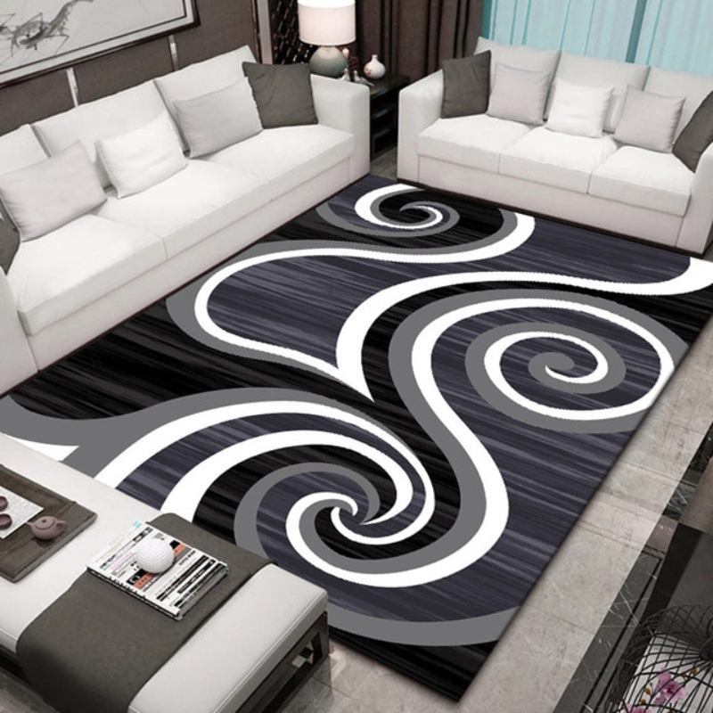 Hiện đại hình học thảm cho phòng khách sang trọng trang trí nội thất sofa bảng khu vực rộng lớn thảm chống trượt sàn phòng ngủ Mat tapis Salon
