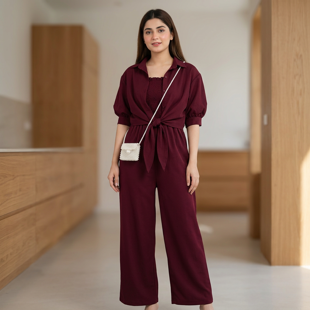 Summer Collection| Stitched Stylish Western Wear Jumpsuit 2Pc Dress For Women and Girls