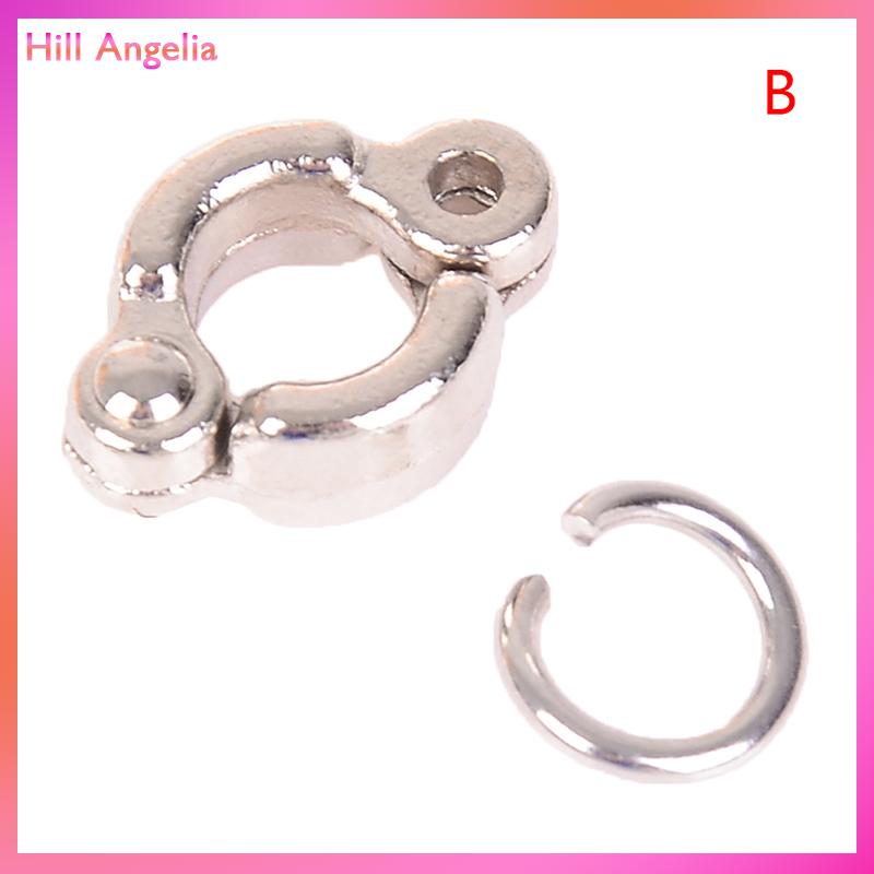 [Hill Angelia] 2 chiếc vòng dây xích huấn luyện chim thú cưng kẹp phụ kiện bay cho vẹt vòng chân chim bồ câu - 5