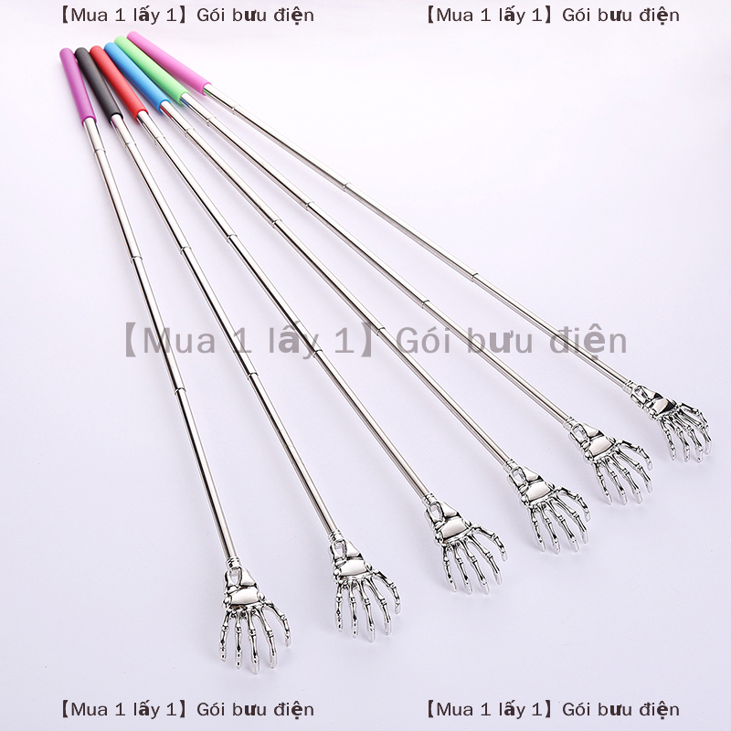 【CHANGXIANG4】 Thép không gỉ trở lại scratcher Kính thiên văn trở lại ngứa scratcher cho ông già dễ dàng massage thư giãn Ông Già Hạnh Phúc sản phẩm sức khỏe
