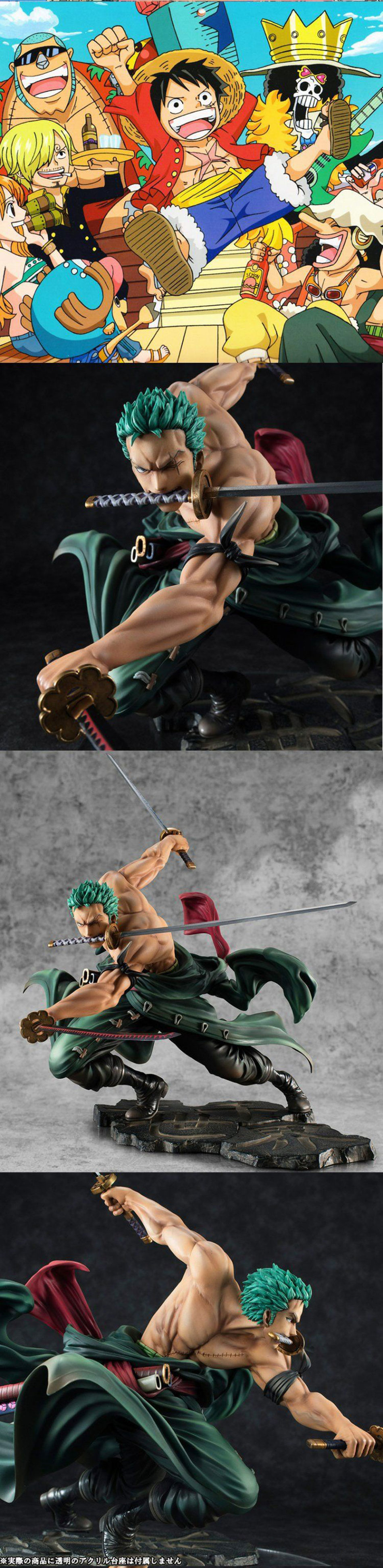 One Piece 10cm Anime Figure GK Roronoa Zoro Three-blade Sa-maximum Manga  Anime Statue Action Figure Collection Model Kid Toy(10cm (10cm) Camel (XP-040)  ) 