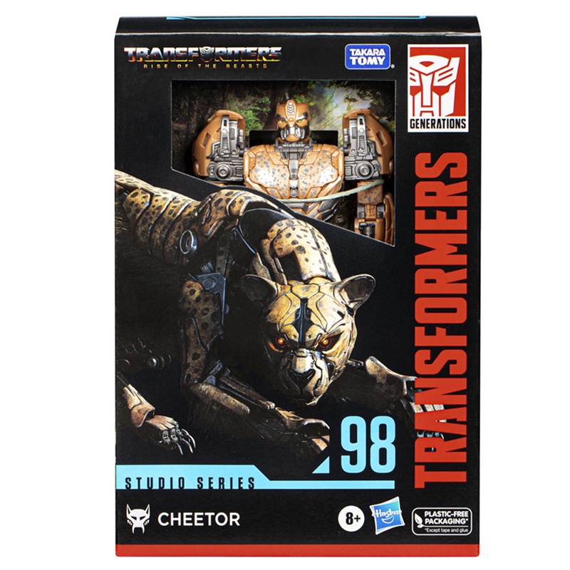 โมเดลฟิกเกอร์ อาร์ตทอย กล่องสุ่มของสะสม barang kualiti Hasbro Transformers Cheetor SS98 Voyager Class Action Movie Cheetah Model Toys Figures for Kid Gift hadiah