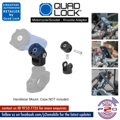 Quad Lock Motorcycle/Scooter Knuckle Adaptor