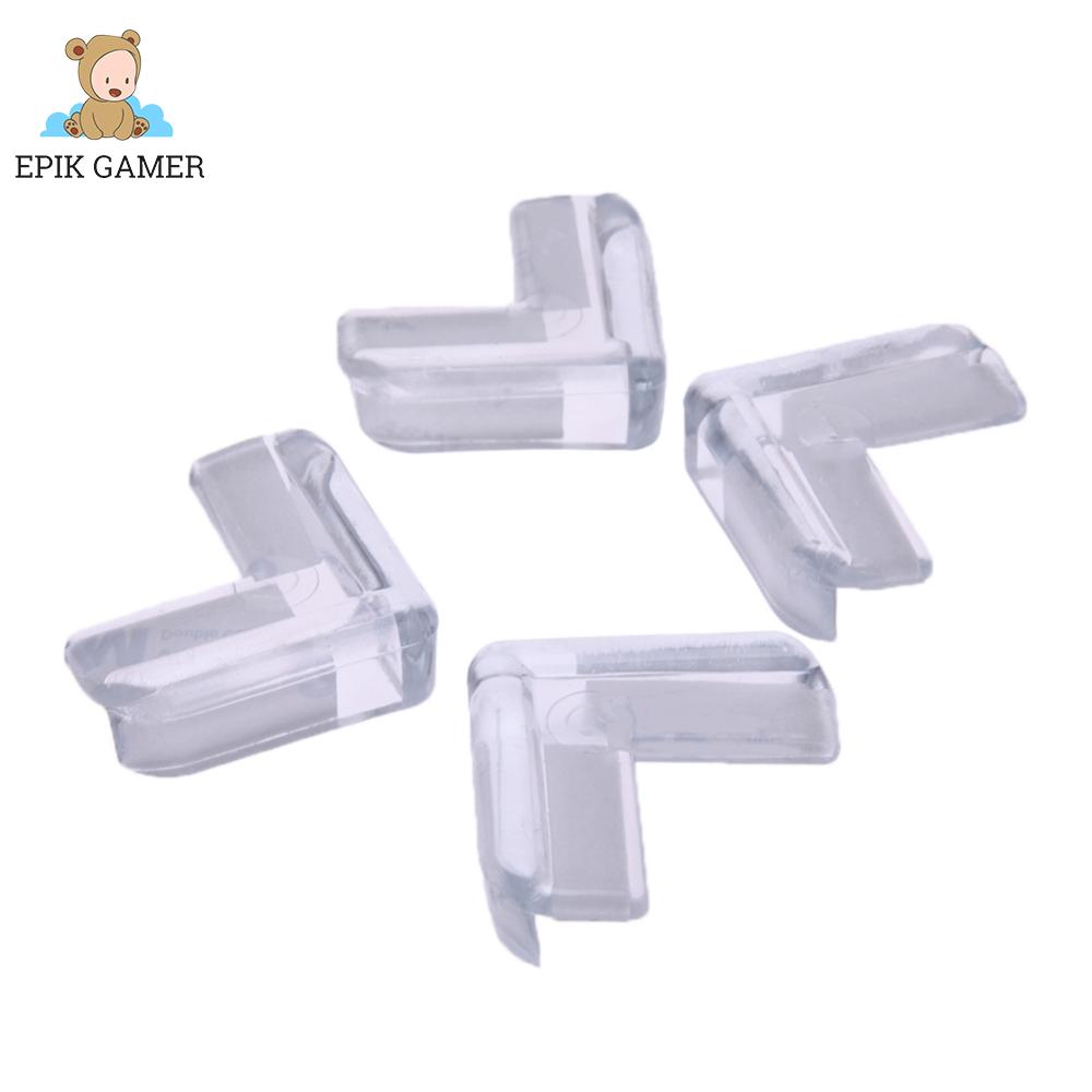 4 cái an toàn cho trẻ em em bé Miếng dán trong suốt bìa góc bàn bảo vệ