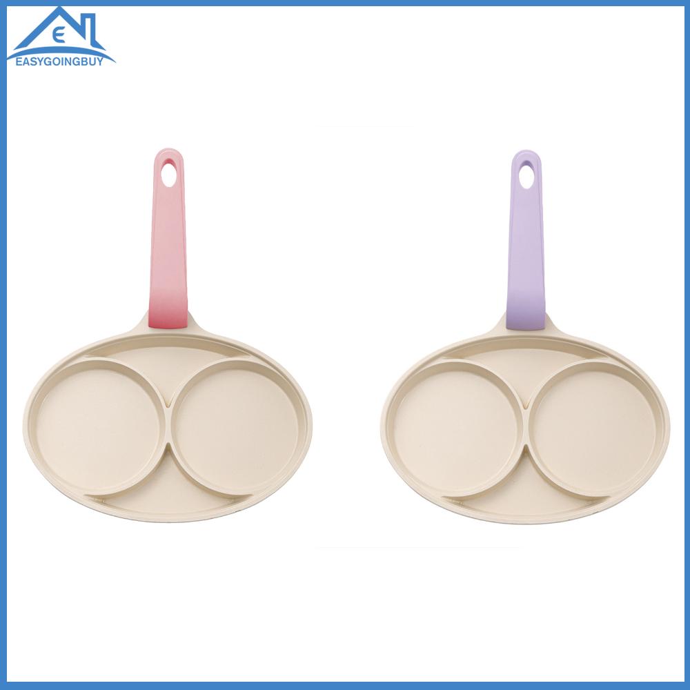 9TH Mini Breakfast Burger Maker 2-hole Aluminum Cooking Saucepan Non-stick Easy To Clean Cookware for All Stove Kitchen Supplies