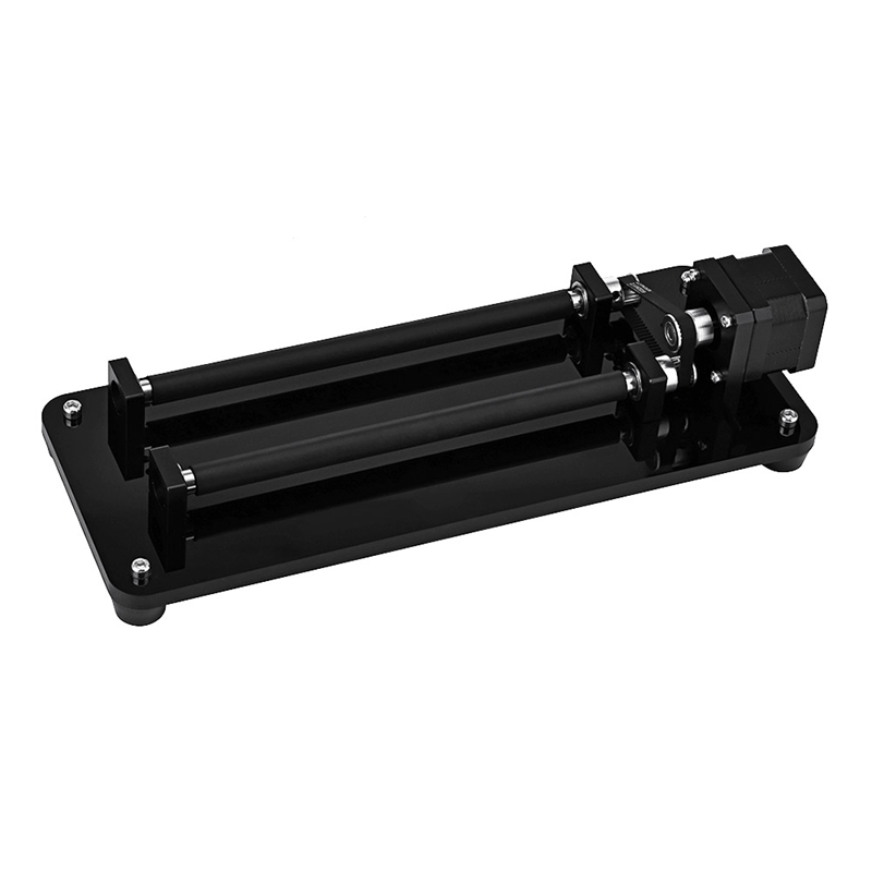(BKSM) Rotary Roller for Laser-Engraving Machine DIY Y Axis CNC Rotating Engraver Module for Cylindrical Cans Rotary Table Replacement Accessories