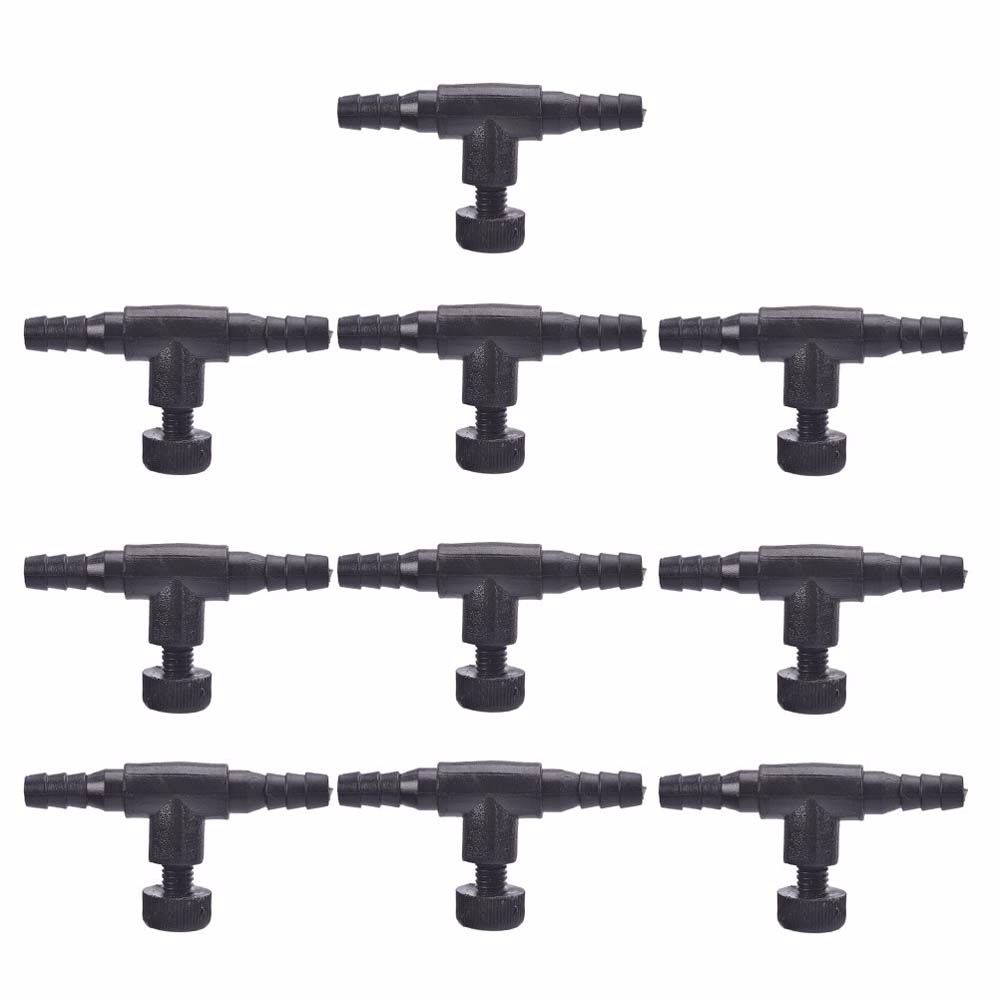 UYDG 4mm Âm lượng Máy bơm không khí Có thể điều chỉnh Đầu nối ống Phụ kiện bể cá Chảy van điều khiển Aquarium Airline Regulator - 2