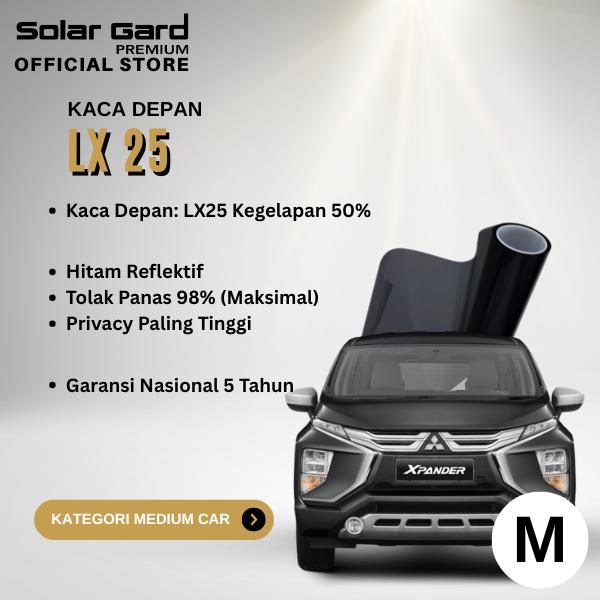 SOLAR GARD PREMIUM KACA FILM LX25 - KACA DEPAN MEDIUM CAR - KEGELAPAN 50% - TEKNOLOGI METAL 9 LAPIS - HITAM REFLEKTIF - PRIVACY TINGGI - TOLAK PANAS 98% - VISIBILITAS JELAS - GARANSI 5 TAHUN Harga  8,801,000 Ringgit*Penghantaran Percuma