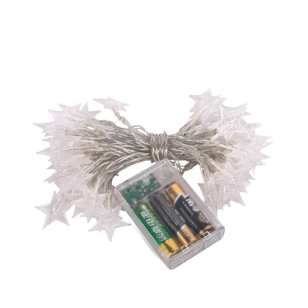 10M LED Star Fairy Light String Battery Indoor Outdoor Home Festival Decoration Gift Lampu Hiasan 五角星灯串 满天星装饰灯
