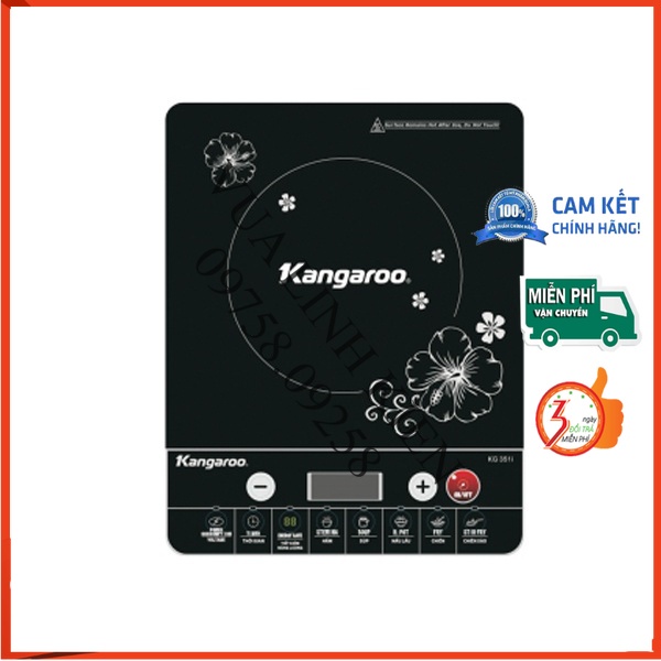 [Mặt Kính] bếp từ Kangaroo KG351i