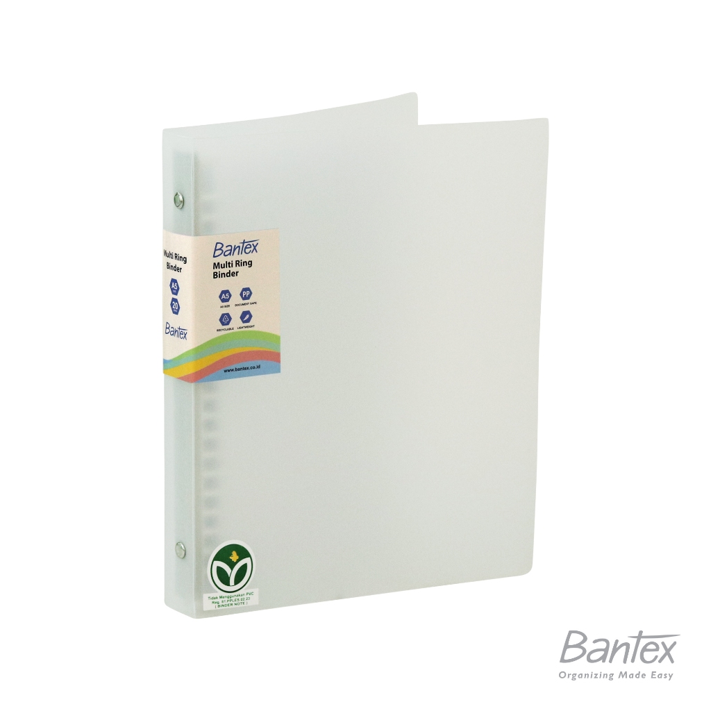 Bantex New Trendy Multi Ring Binder A5 20 Ring - 3524