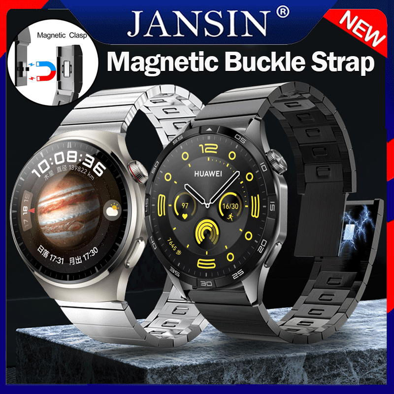 สาย for huawei Watch GT 4 46mm แม่เหล็ก สายนาฬิกาข้อมือสเตนเลส โลหะ for huawei Watch 4 Pro นาฬิกาสมาร์ท สายนาฬิกา ราคา 843 บาท*ส่งฟรี