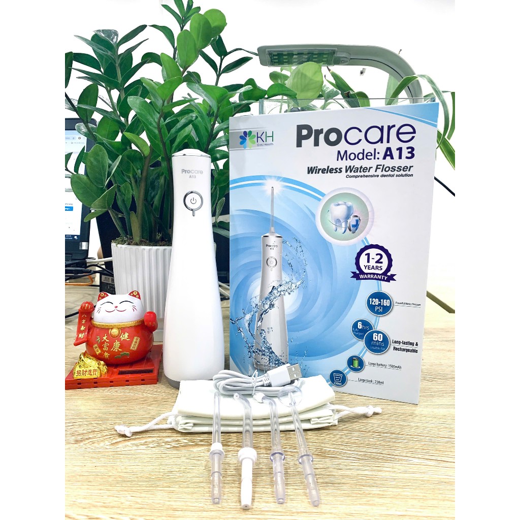 [Bảo hành cty 12 tháng] Procare A13  Máy tăm nước du lịch Procare A13 thế hệ mới Chính hãng Khánh Huyền