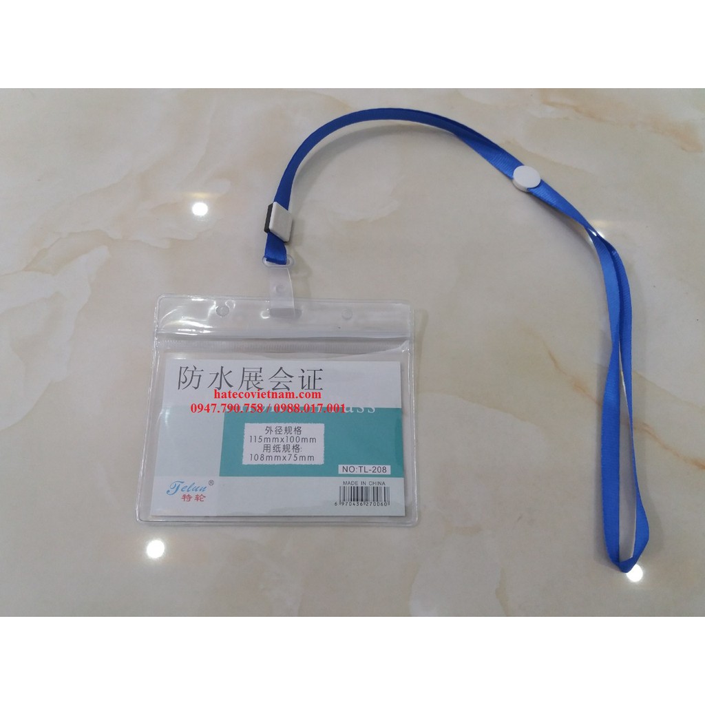 Thẻ nhân viên, học sinh, thẻ đeo loại thẻ ngang 208, 108, thẻ dọc 304, 303, 207, 107, dây đeo thẻ