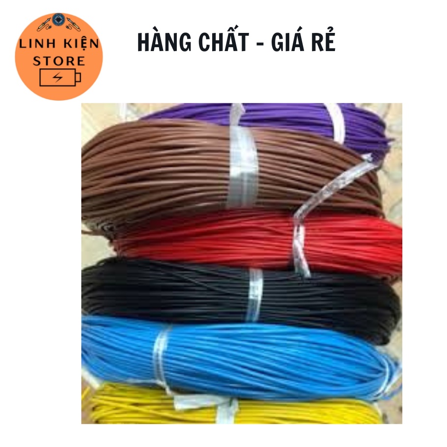 5 mét dây điện chính hãng hàng xịn 0.3 , 0.5mm , dây điện 0.75mm dây điện 1.0mm 1.5mm