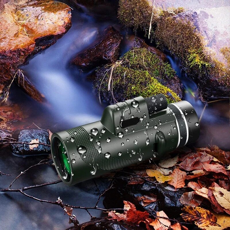 ZZOOI HD Professional Spotscope Powerful Spot Telescope Long Range High Quality Telescope Zoom Portable Low Night Vision Military