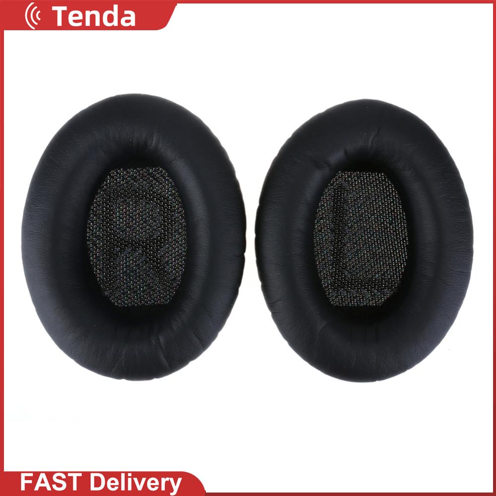 1 Pair Headset Ear Pad Replacement PU Leather Headset Cushions Earmuff