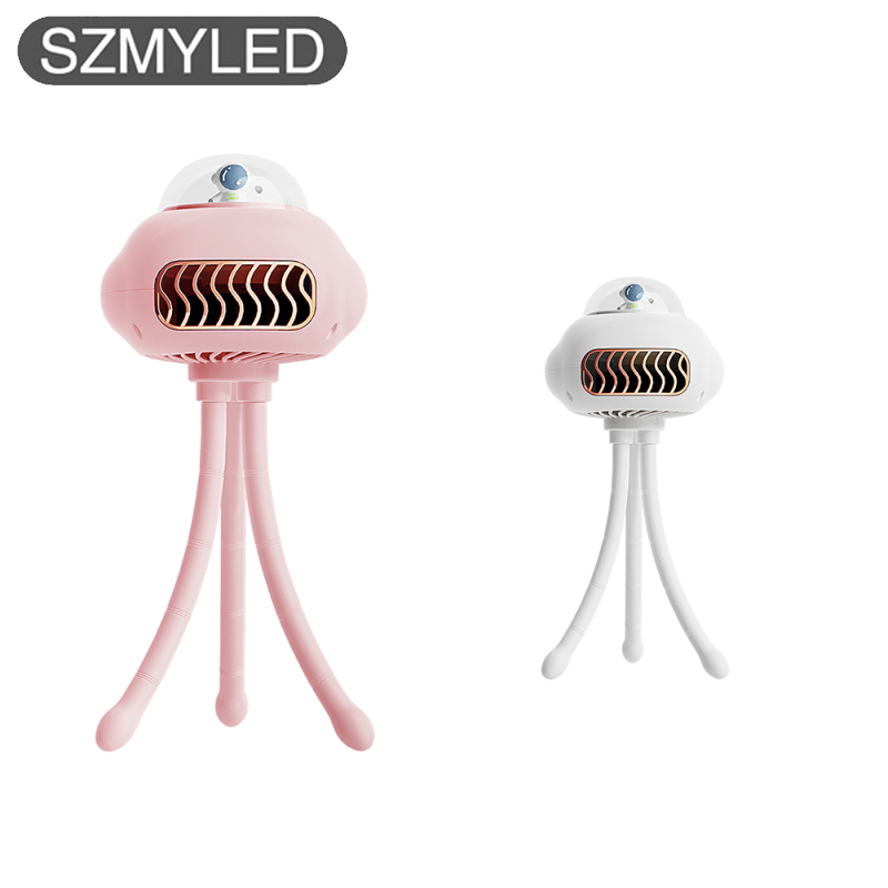 Stroller Fan, Deformable Tripod Fan With 1200mAh Battery Operated Fan, 3 Wind Speed, USB Rechargeable Personal Fan For Indoor Outdoor Tent Car Travel