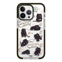 CASETIFY Mocha Cat Pattern Shockproof phone case for iPhone 15 Pro Max / iPhone 16 Pro Max / iPhone 15 Plus / iPhone 13 Pro Phone Case Protective Cover