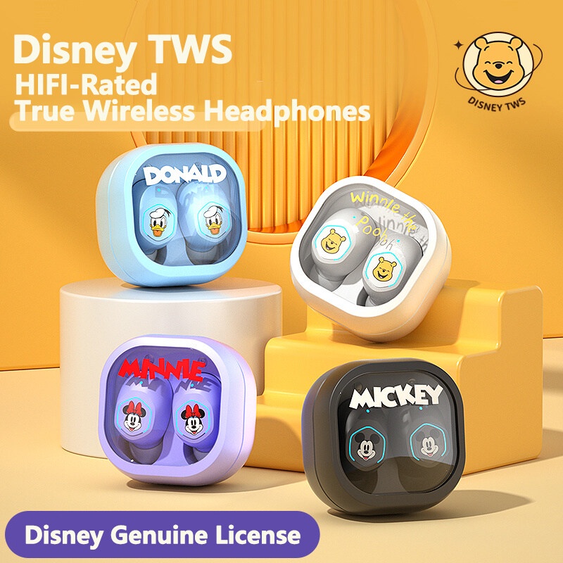 ~ Tai Nghe Bluetooth 5.2 Không Dây Chống Ồn Chống Nước Cảm Ứng Thông Minh Disney LF220