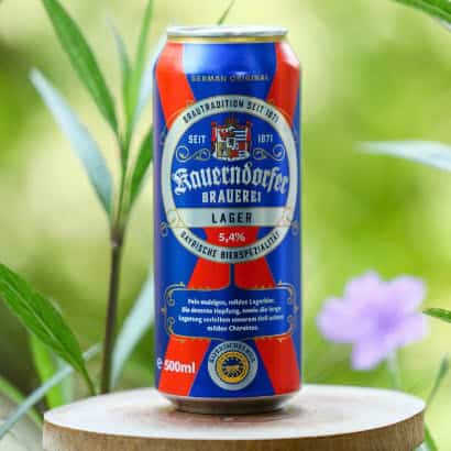 Bia Kauerndorfer Lager 5.4% - bia Đức - 1 thùng 24 lon 500ml