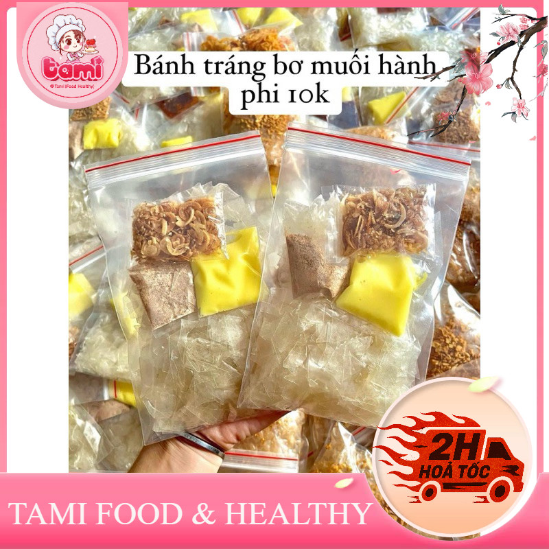 [LOẠI NGON TÂY NINH] Bánh tráng dẻo bơ hành phi muối nhuyễn Tamii30 LZT1