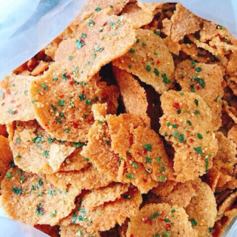 1KG Cơm Cháy Mắm Hành Bể Loại Ngon, ít bể - giòn ngon - đậm vị