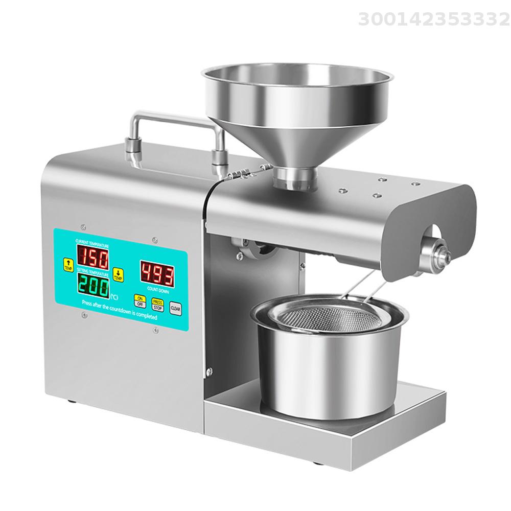 RG-312 thông minh dầu bằng thép không gỉ Presser tự động gia dụng Máy ép không-fry Chất liệu dầu khai thác thiết bị màn hình hiển thị kỹ thuật số với nhiệt độ điều chỉnh chức năng
