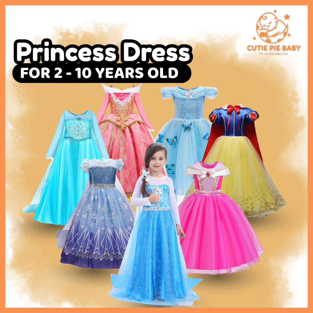 open lace back dress Rose Princess Dress Size 5-6 / Pink Rose