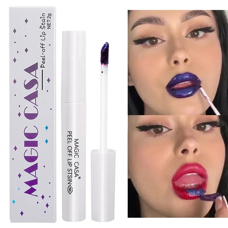 Không thấm nước Peel-Off son bóng bền lâu không dính cup nhung Son kem son lì trang điểm mỹ phẩm