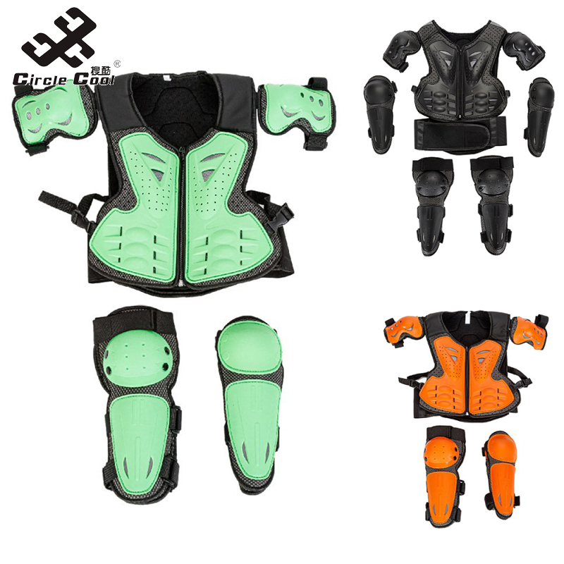 boume new Child Baby Motorcycle Protective Armor Suit Chest Spine