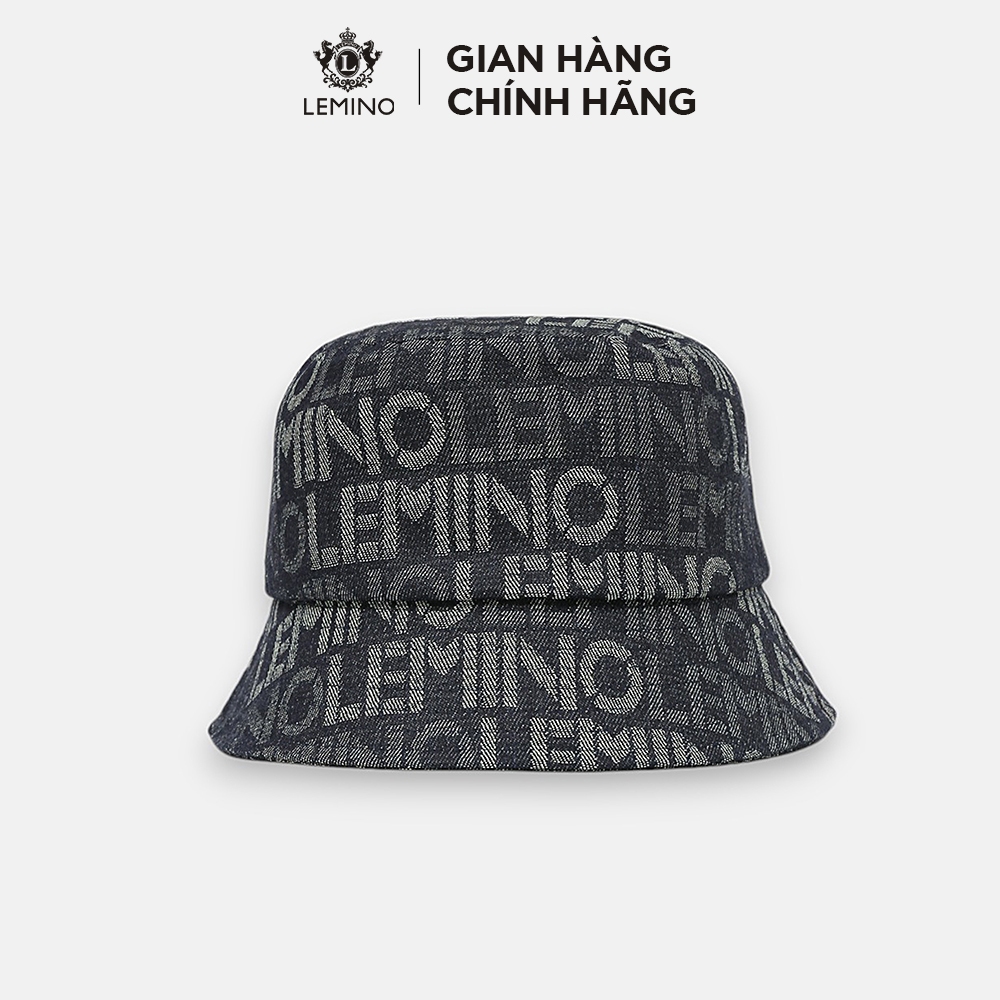 Mũ bucket lemino monogram denim le8605-57