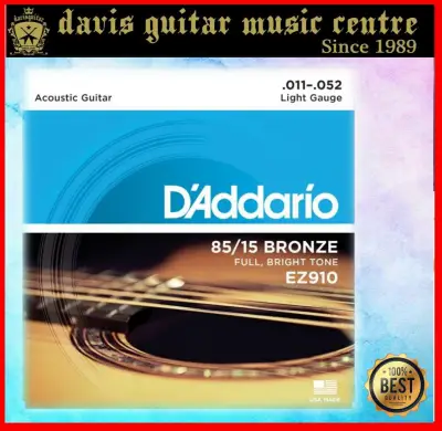 DAddario EZ910 Acoustic Guitar 85/15 Bronze Strings