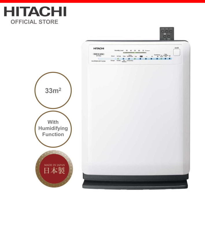 Made In Japan, Hitachi Air Purifier & Humidifier w/ Skin Moisturizing, 33 metre square, EP-P50J Singapore