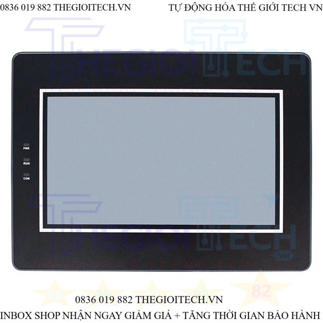 Màn hình cảm ứng HMI Kinseal MGC070W017XGRRADE 7 inch cổng mạng Lan Ethernet 2 COM DB9 RS232 RS485 RS422 192X138