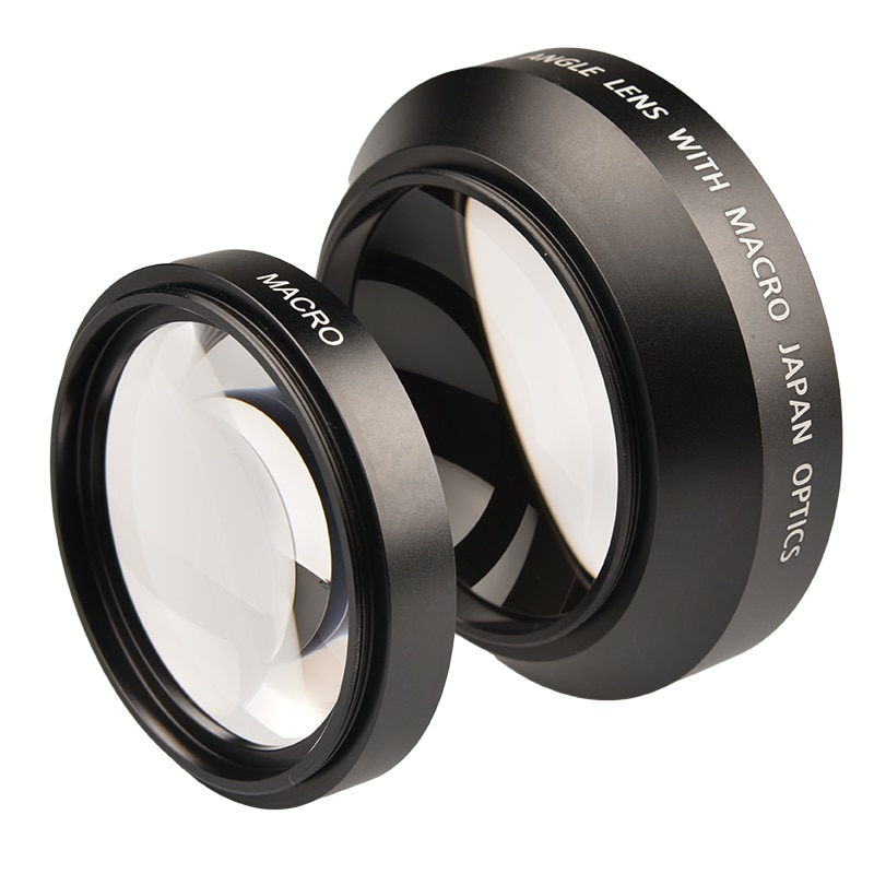 Kính lọc máy ảnh 62mm 67mm 72mm Ống kính góc rộng chuyển đổi 0.43x Adapter Độ phân giải Deluxe Ống kính kỹ thuật số cho DSLR máy ảnh