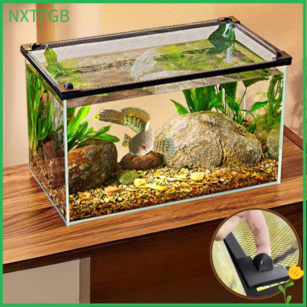 NXTFGB Từ tính Nắp bể cá Tự làm Cài đặt dễ dàng Lưới chống nhảy bể cá Mạnh mẽ Nắp lưới bể cá Bể cá