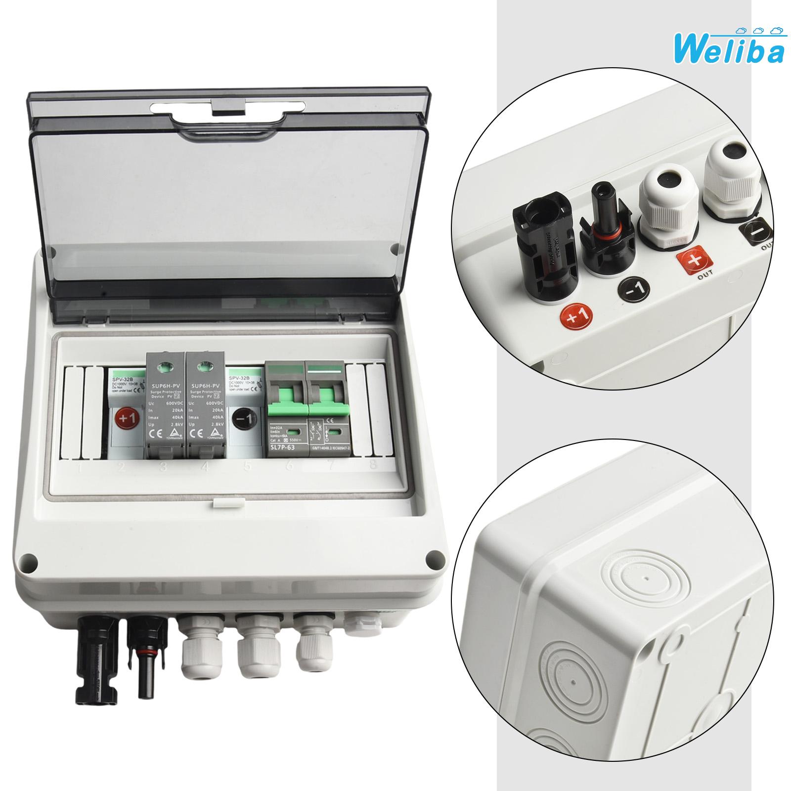 【Weliba】 Efficiently Designed 550V PV Combiner Box to Maximize Solar Energy Output [New Hot Sale] ราคา 3,307 บาท*ส่งฟรี