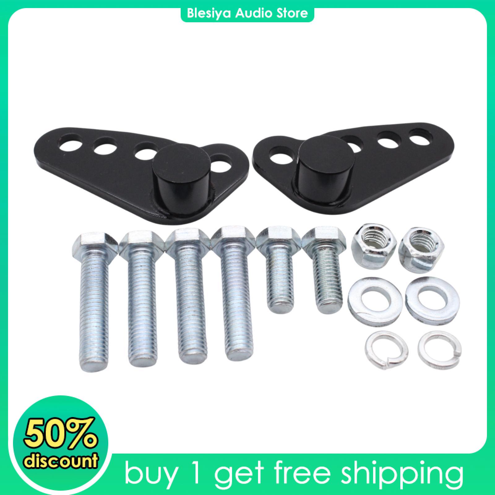 2” Rear Slam Lowering Block Kit For Harley Davidson Touring Road Glide 2002-2022 – Iron Black
