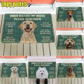 Labrador Retriever House Rules Doormat by 