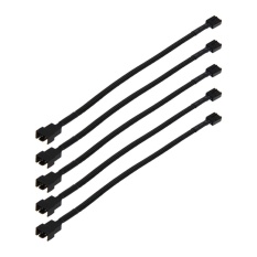12\ 5PCS 4 Pin PWM Connector Case Fan Extension Power Cable for Computer - intl