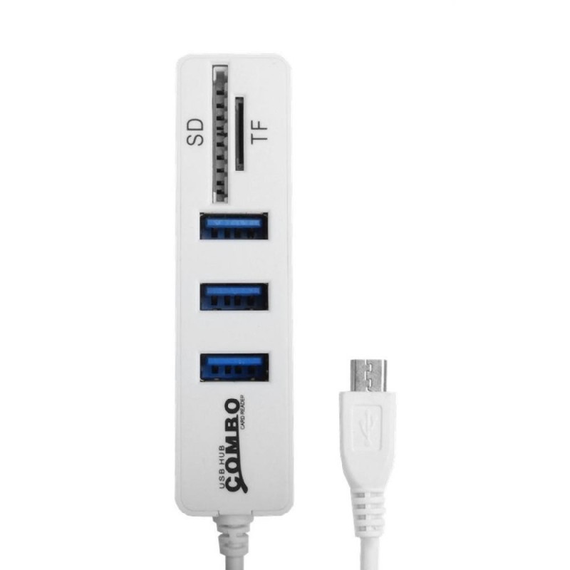 3 Ports High Speed USB 2.0 Multi HUB Splitter Adapter OTG For PC Laptop - intl