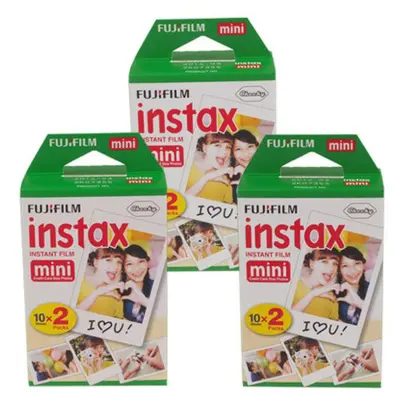 60 Sheets Fujifilm Instax Mini Twin Film (3 Twin Pack)