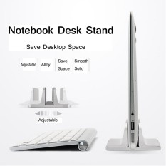 Buy Aluminum Vertical Laptop Stand Desktop Adjustable Holder For