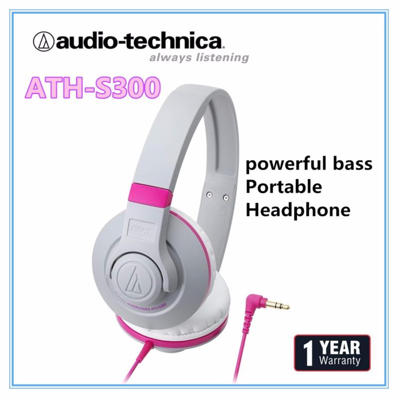Audio-technica STREET MONITORING Portable Headphone ATH-S300 PK (Pink) Singapore