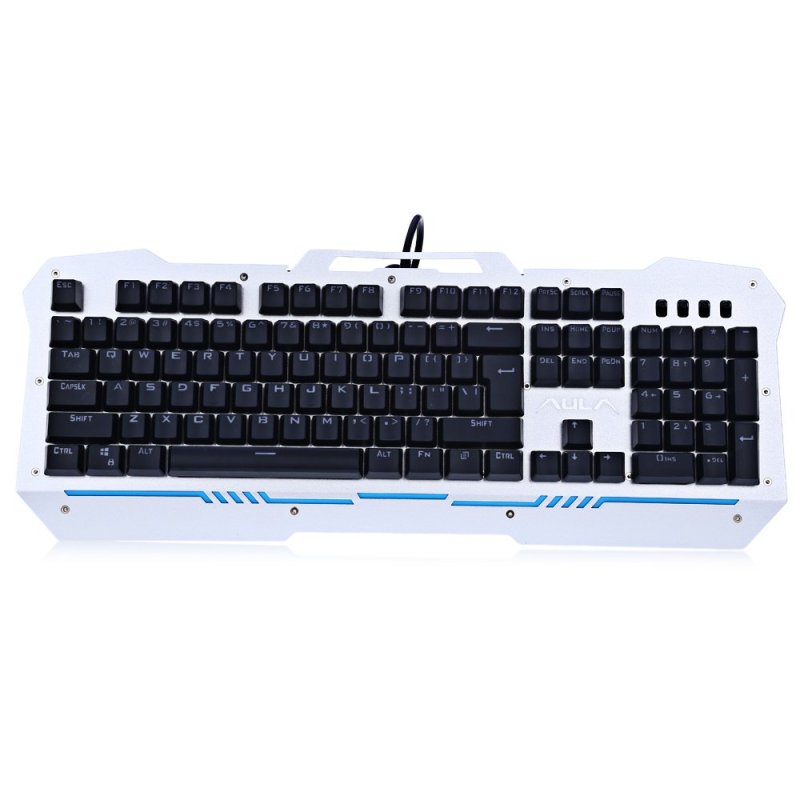 AULA F2009 LED Backlit Professional Blue Axis Gaming Keyboard (Black) Singapore