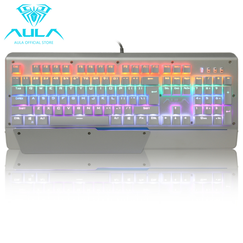 AULA OFFICIAL 2011 LED Multicolor Backlit Gaming Keyboard Singapore