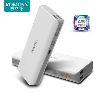 Authentic Romoss Sense 4 10000 DualUSB Power Bank White PowerBank Portable Charger