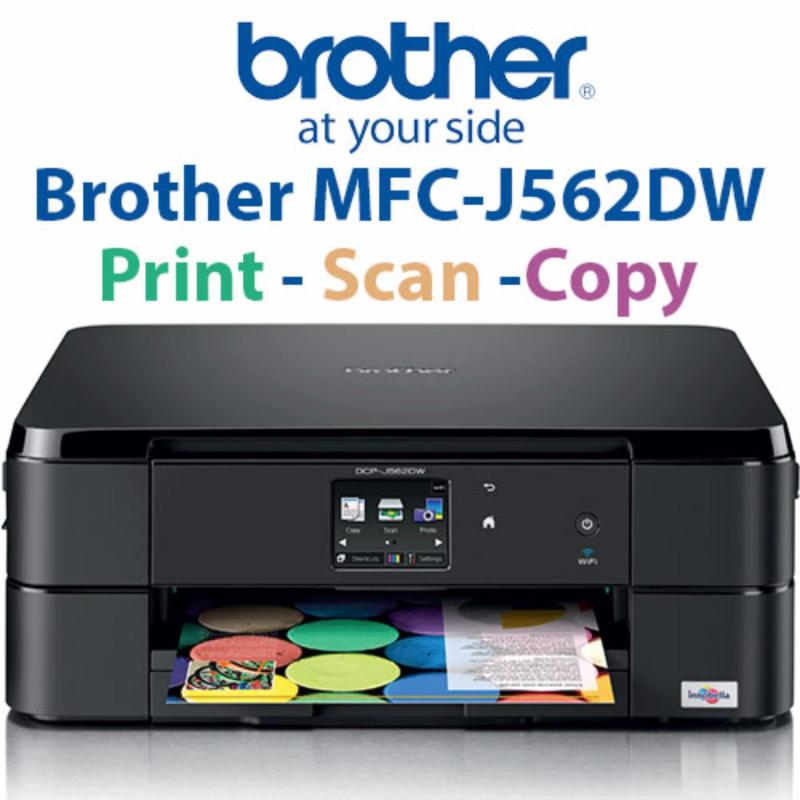 Brother J562DW Multi-Function Compact A4 Inkjet Printer Print Scan Copy with 3 years carry-in warranty Brother MFC-J562DW J562 562DW A4 INKJET Singapore