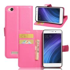 BYT Leather Flip Cover Case for Xiaomi Redmi 4A - intl